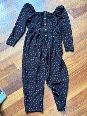 Long sleeve ASOS boatneck jumpsuit